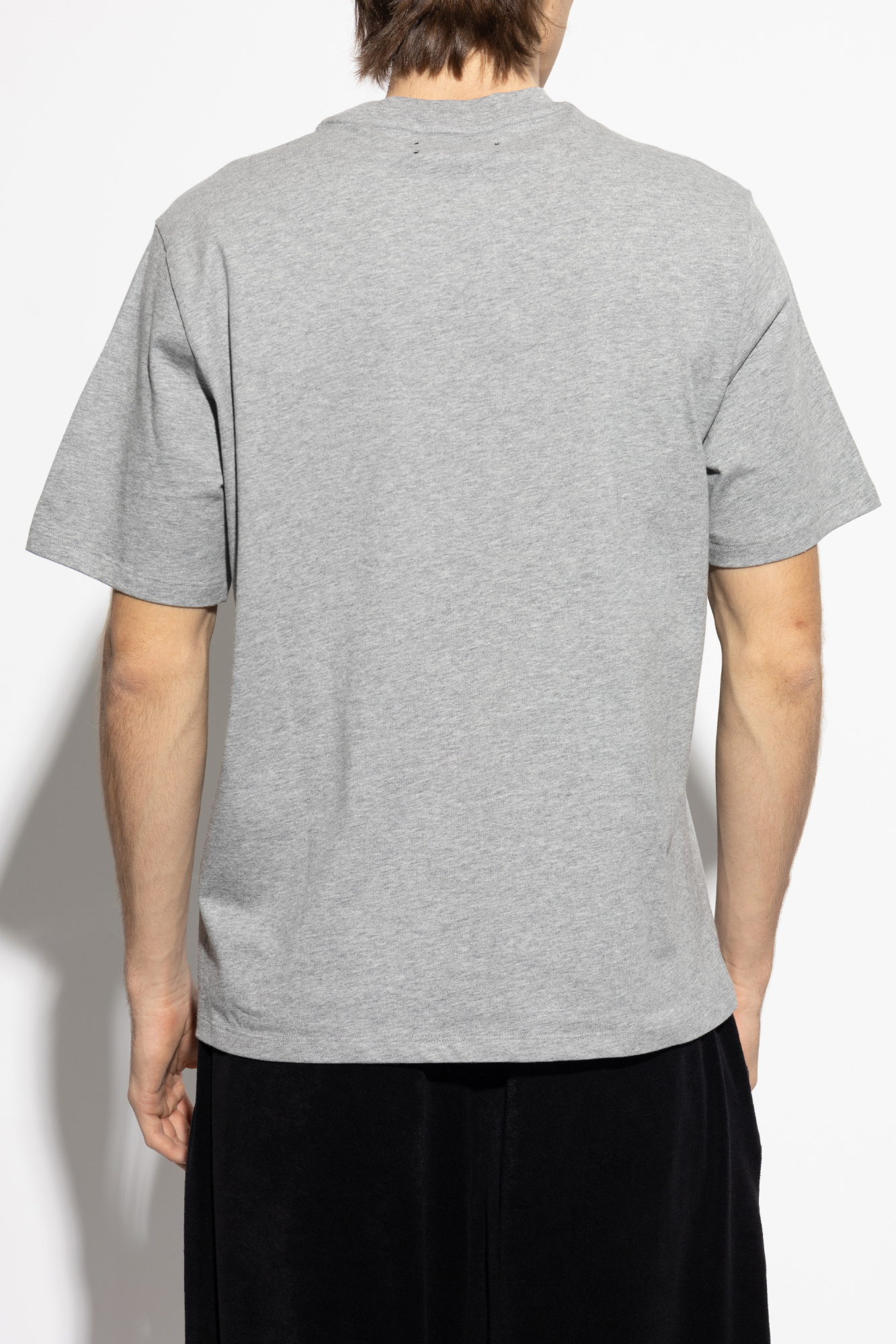 【関税・送料込み】AMIRI T-SHIRTS GREY COTTON T-SHIRT AMIRI Embroidered Cotton T-shirt | Grey | FARFETCH MY